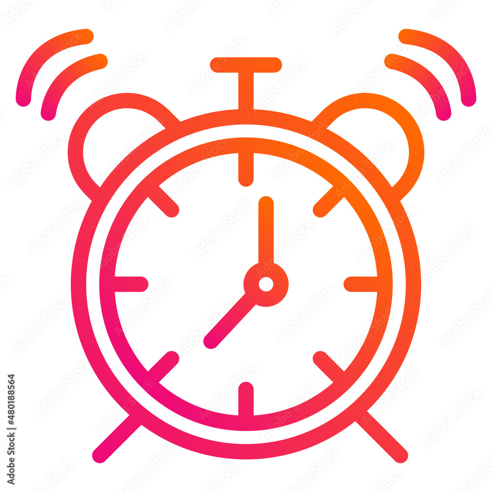 Alarm Clock Vector Icon Design Illustration Alarm Clock Vector Icon Design Illustration