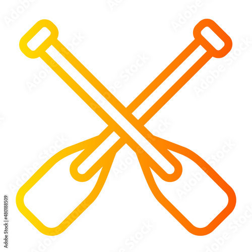 oars gradient icon