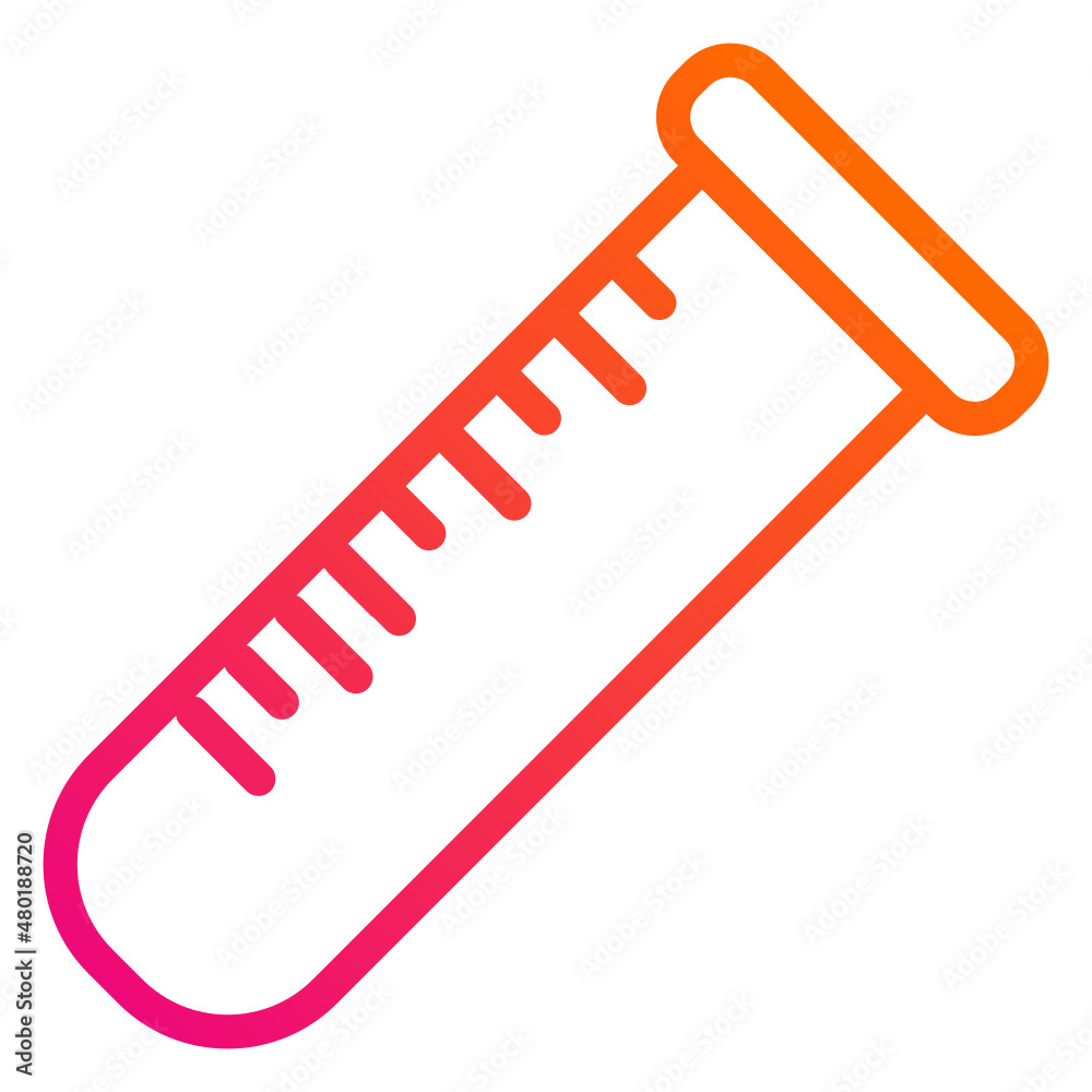 Test Tube Vector Icon Design Illustration