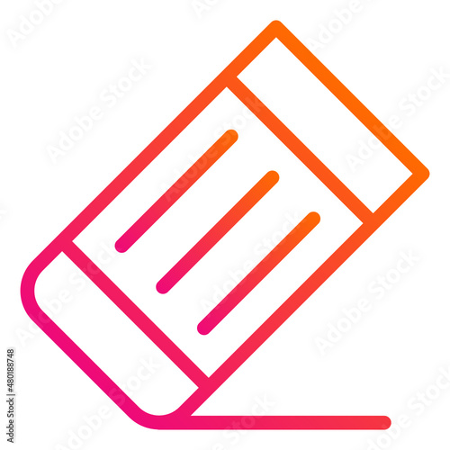 Eraser Vector Icon Design Illustration