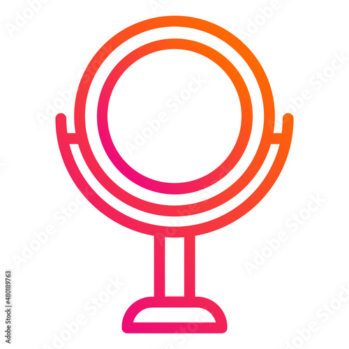 Mirror Vector Icon Design Illustration