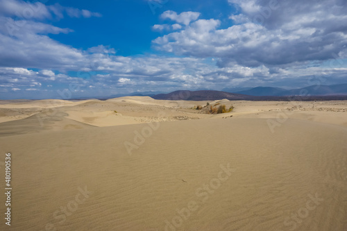 Beautiful landscape of the Chara desert