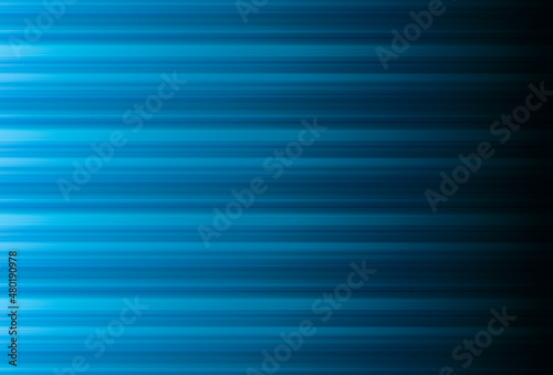 Illustration, line horizontal gradient blue graphic background.