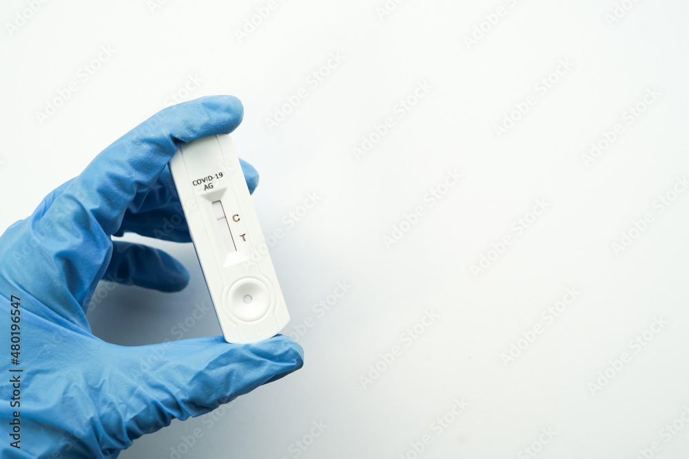 Home Test Antigen Test Kit virus negative and positive