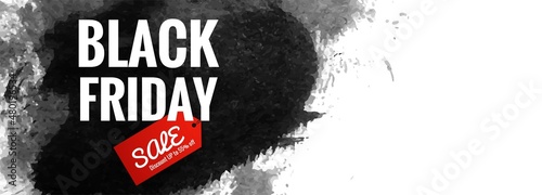 Black Friday Poster or banner design vector