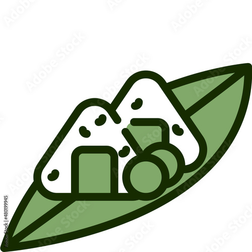 onigiri one color icon