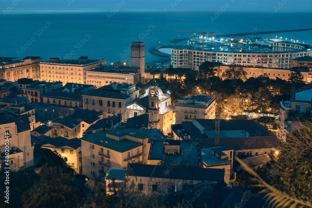 Glimpse of the historic center of Salerno