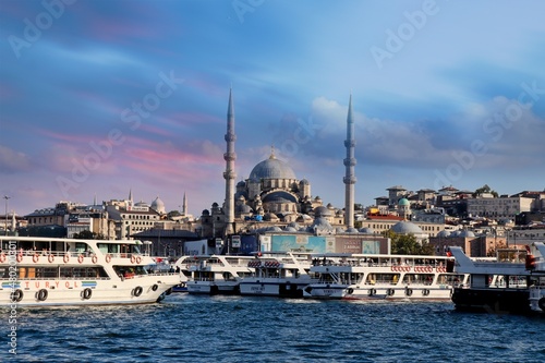 Photography blue mosque city