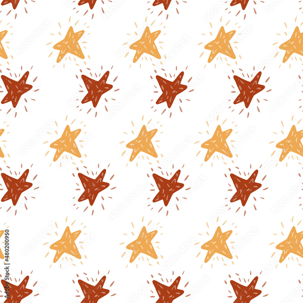 Stars seamless pattern. Hand drawn background space. Stars seamless pattern. Hand drawn background space.