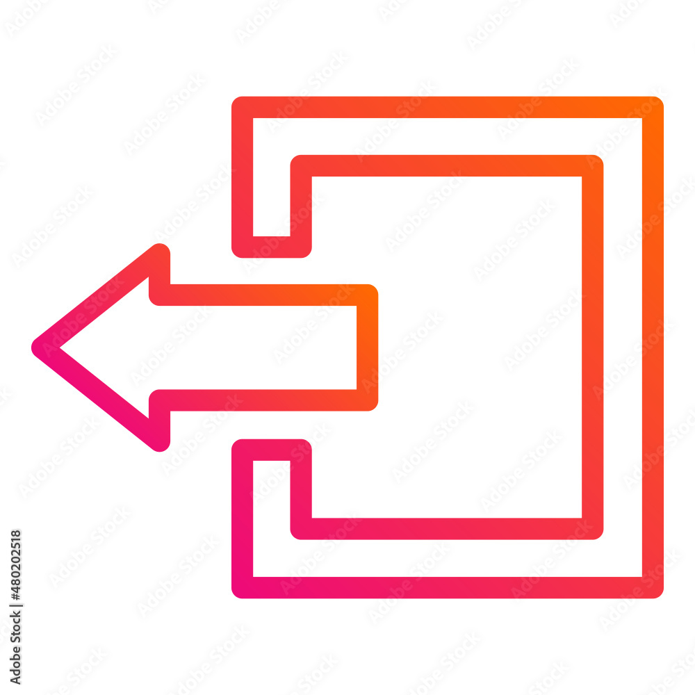 Log out Vector Icon Design Illustration Log out Vector Icon Design Illustration