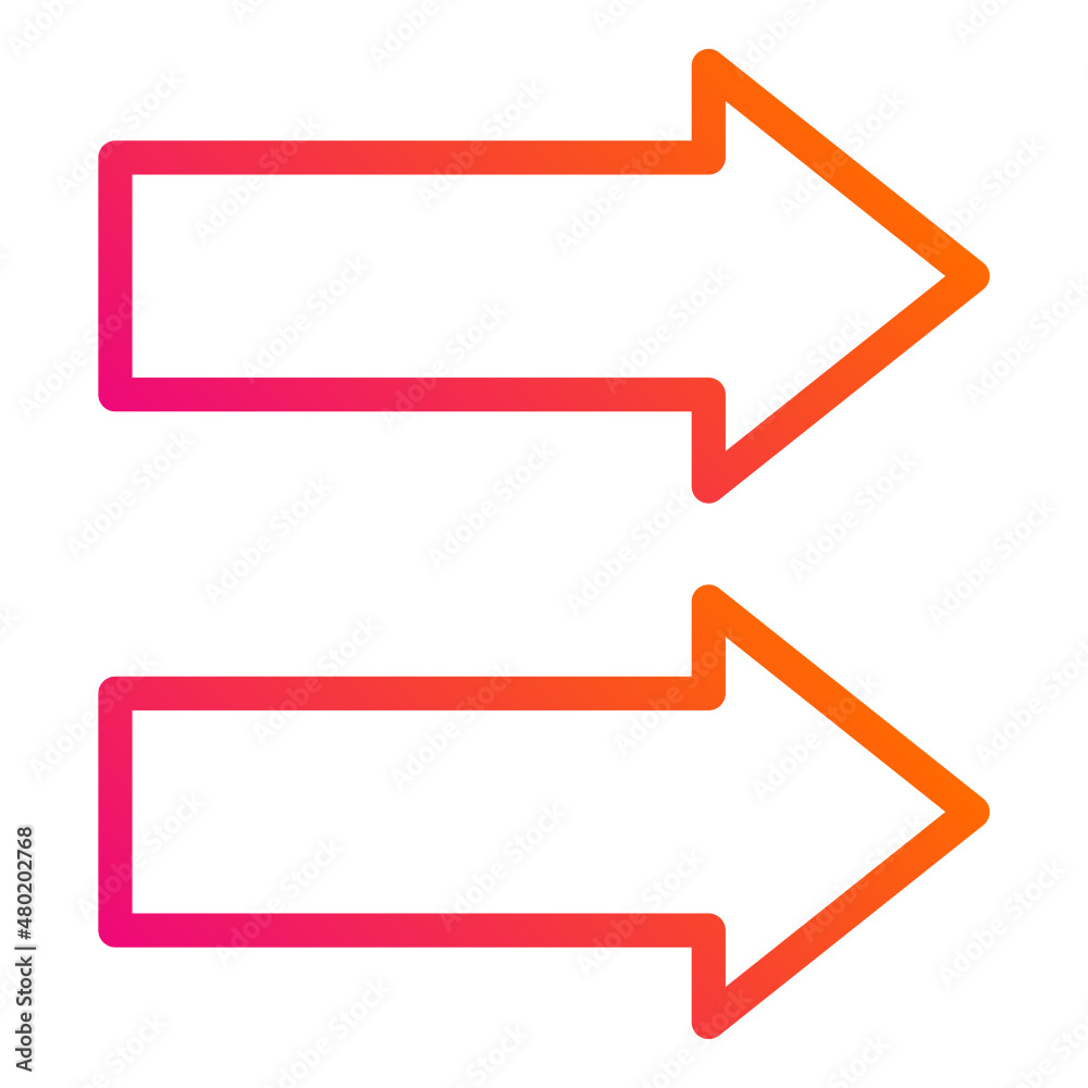 Double arrow Vector Icon Design Illustration Double arrow Vector Icon Design Illustration