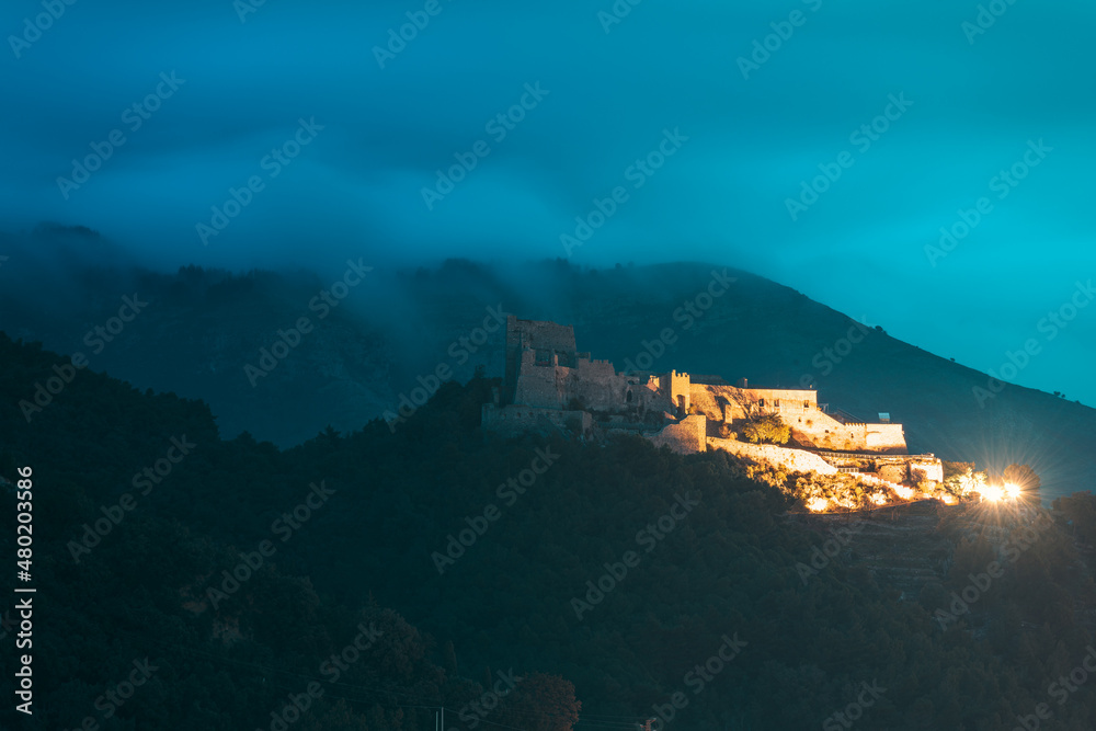 Arechi castle in Salerno