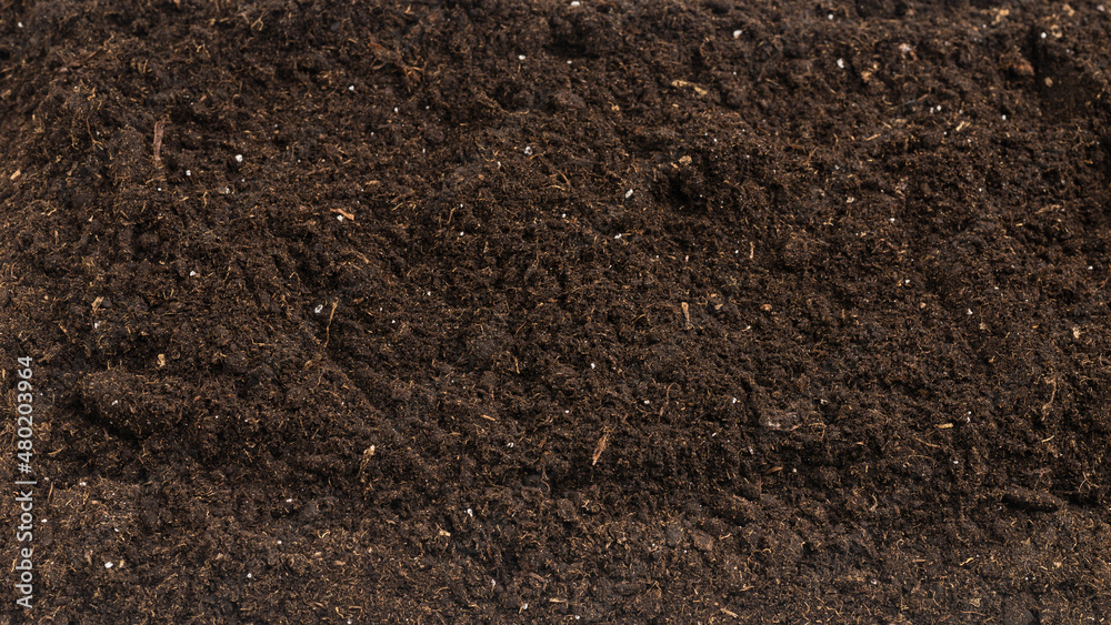 Soil for plant isolated on white background. Soil for plant isolated on white background.