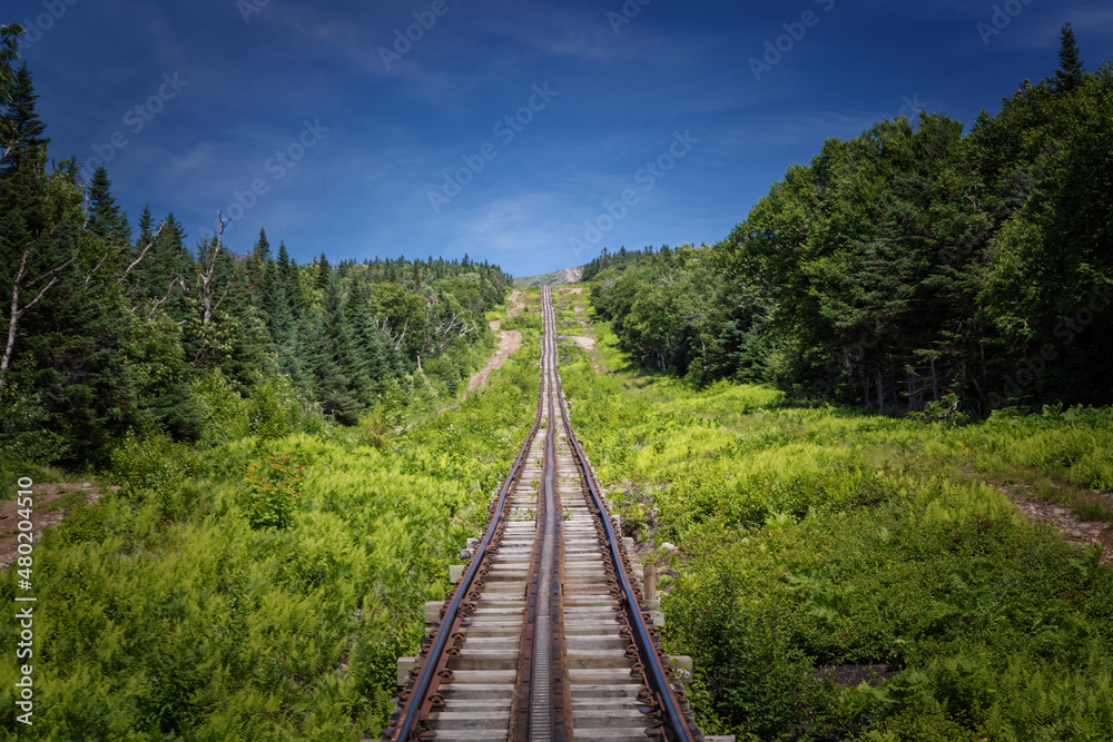 Railway to Mount Washington in New Hampshire