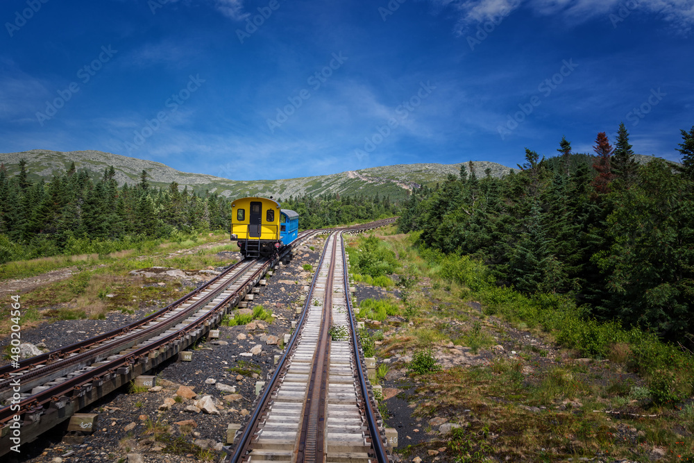 Railway to Mount Washington in New Hampshire Railway to Mount Washington in New Hampshire