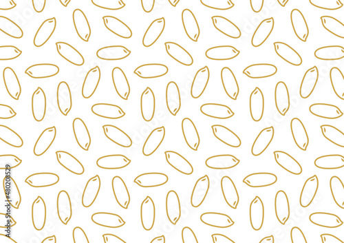 Rice pattern wallpaper. rice vector. free space for text. copy space. paddy pattern.