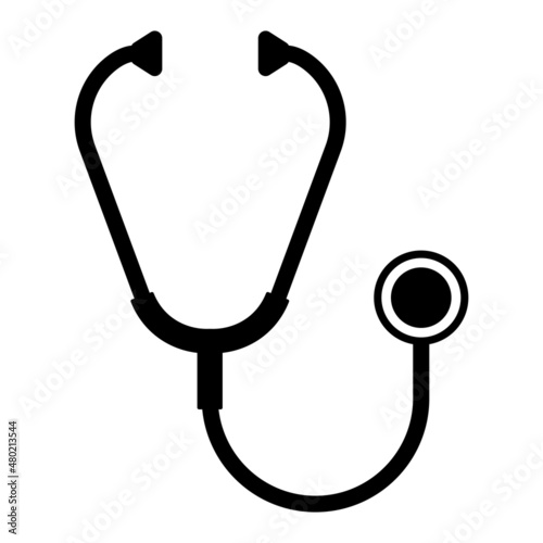 Stethoscope icon vector. Stethoscope icon for medical design. Medical care symbol.