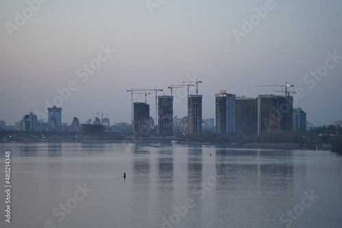 modern office building with sky © Viacheslav