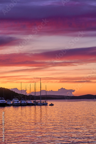 sunset in the harbor © Sandro
