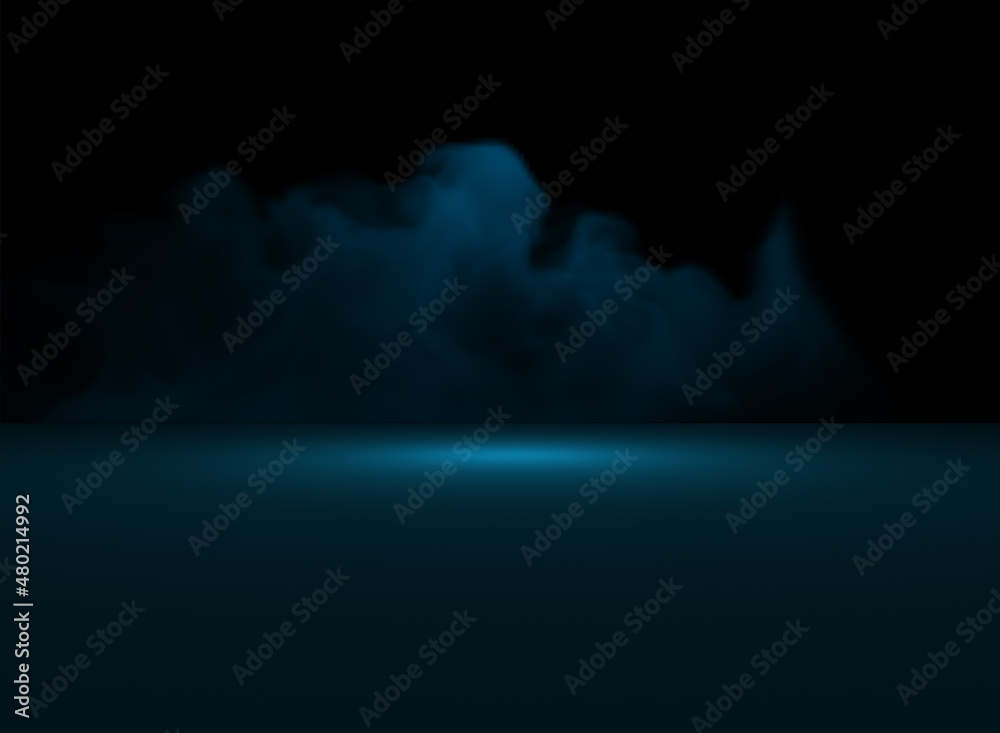 metallic blue background, perfect for mounting text and logos