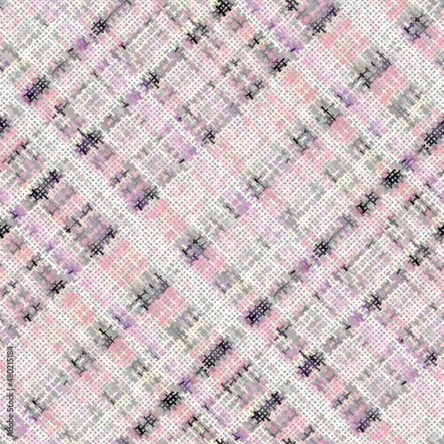 Imitation of a texture of rough canvas. Seamless pattern. photo