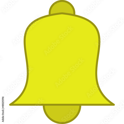 Bell Church Filled Outline Icon Vector