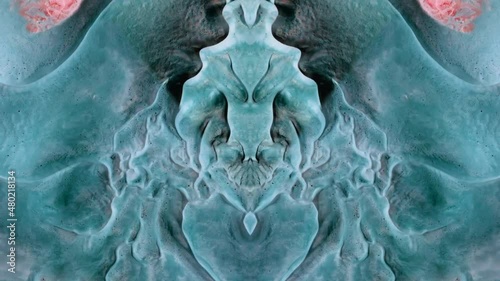 Symmetrical abstract video of the deserts of Africa from the air, natural textures	
