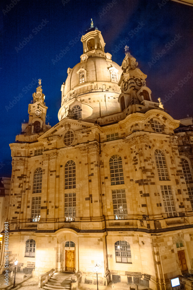 Frauenkirche Dresden Church of our lady in Baroque architecture