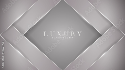 Luxury gray color abstract background  ,Illustration modern template deluxe design background , illustration Vector EPS 10