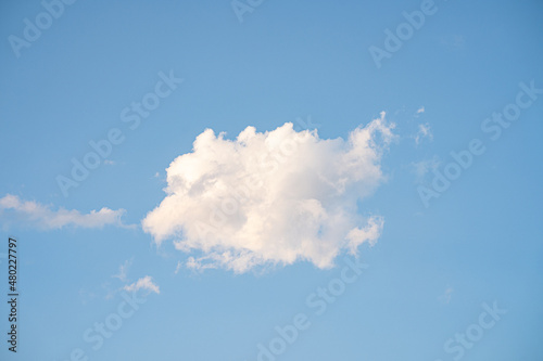 blue sky background with clouds © kiky