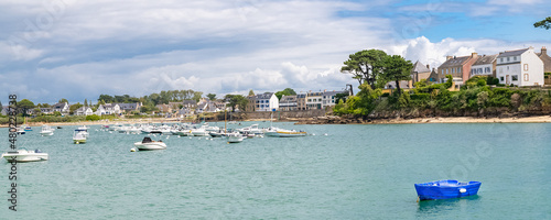 Port Navalo in Brittany, beautiful village at the entrance of the Morbihan gulf
