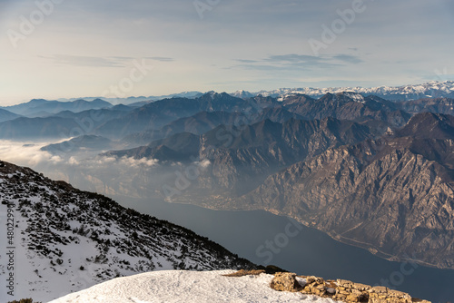 Obraz na plátně Rifugio Altissimo - Lago di Garda