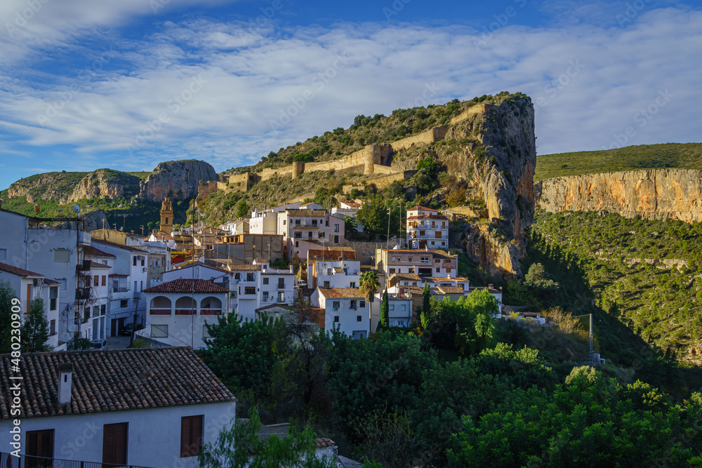 Fototapeta premium Views of the town of Chulilla in the Valencian community. Spain