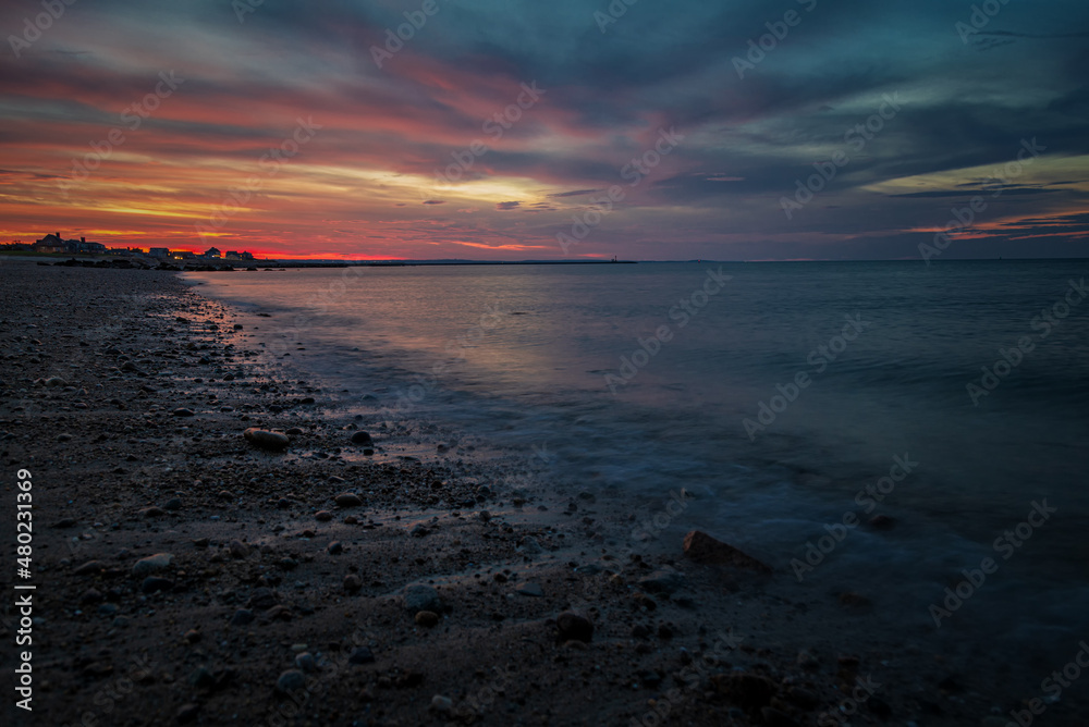 Fototapeta premium Beautiful Sunset in Cape Cod, Massachusetts