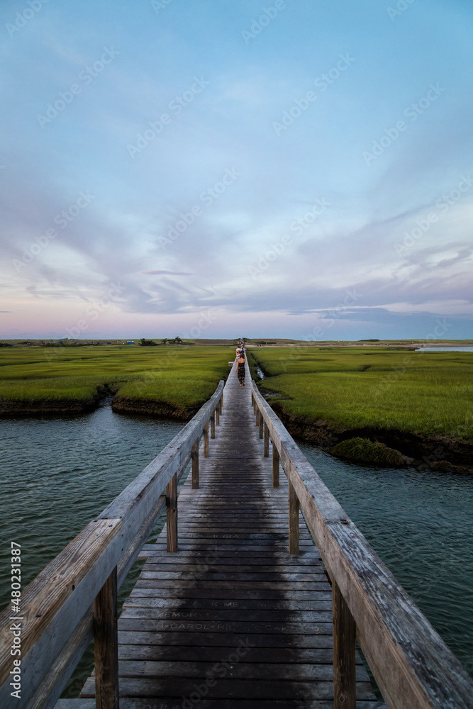 Fototapeta premium Beautiful Sunset in Cape Cod, Massachusetts