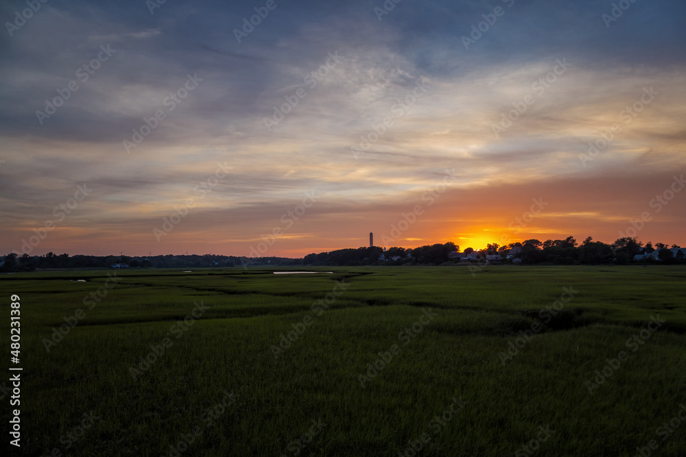 Beautiful Sunset in Cape Cod, Massachusetts Beautiful Sunset in Cape Cod, Massachusetts