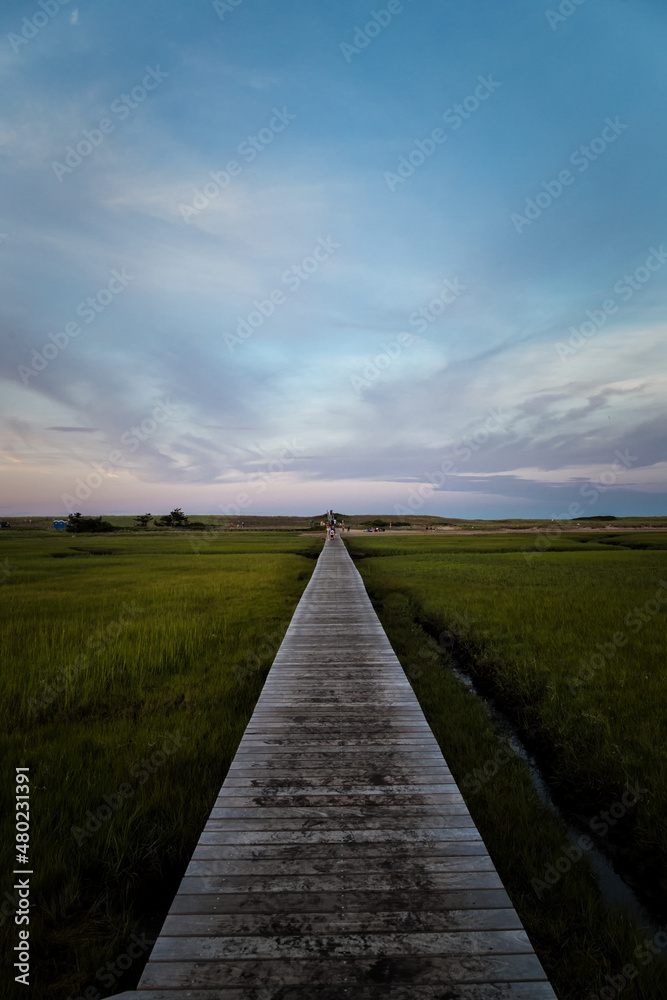 Beautiful Sunset in Cape Cod, Massachusetts