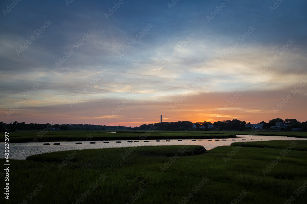 Beautiful Sunset in Cape Cod, Massachusetts