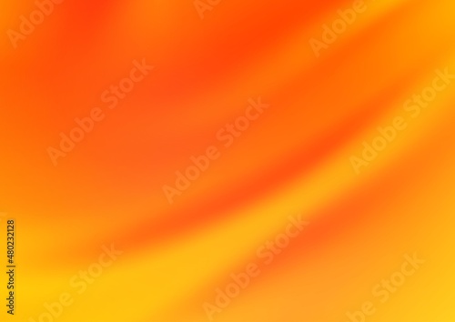 Light Yellow, Orange vector abstract blurred background.