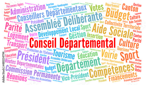Conseil départemental nuage de mots