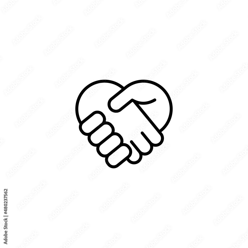Icono de apretón de manos. Trato hecho Icono de apretón de manos. Trato hecho