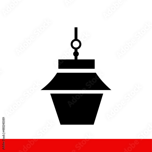 islamic lantern icon from religions collection. Islamic lantern icon isolated on white background.