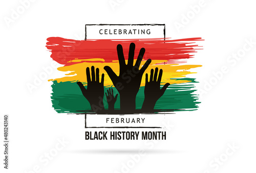 Black history month celebrate 2022. vector illustration design graphic Black history month 2022