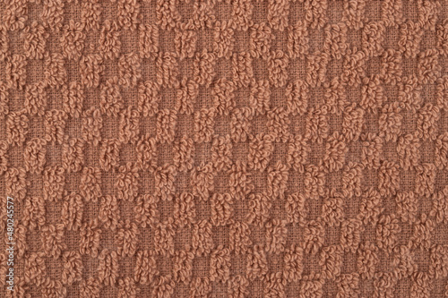 colored bath cotton towel, soft terry cloth, texture photo