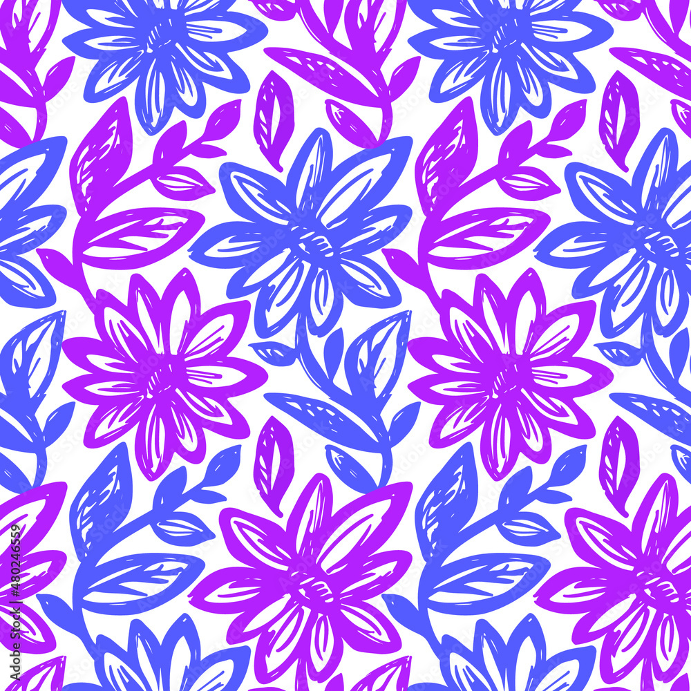 Doodle flower.Beautiful abstract pattern with doodle flower for paper design. Pattern background. Doodle flower.Beautiful abstract pattern with doodle flower for paper design. Pattern background.