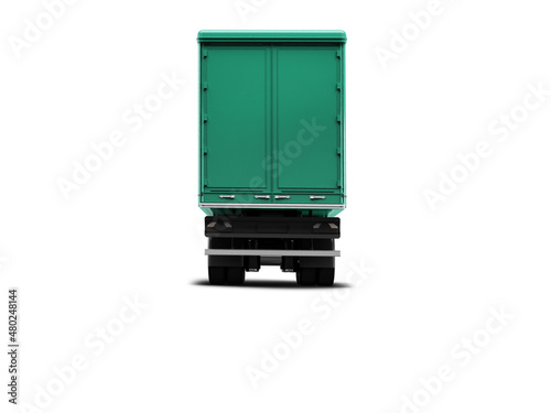 3d rendering mock up lorry