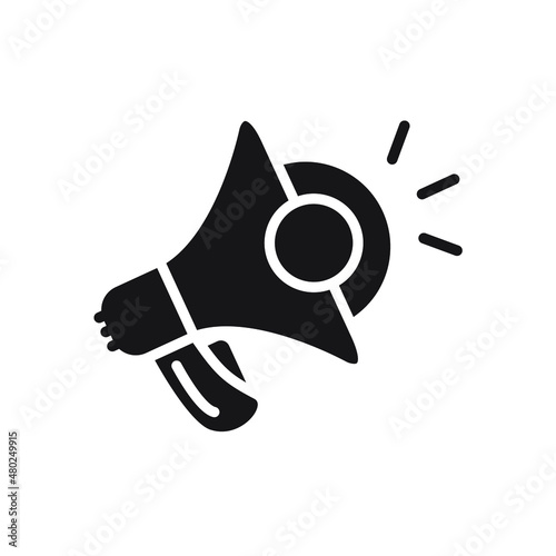 megaphone  icons  symbol vector elements for infographic web
