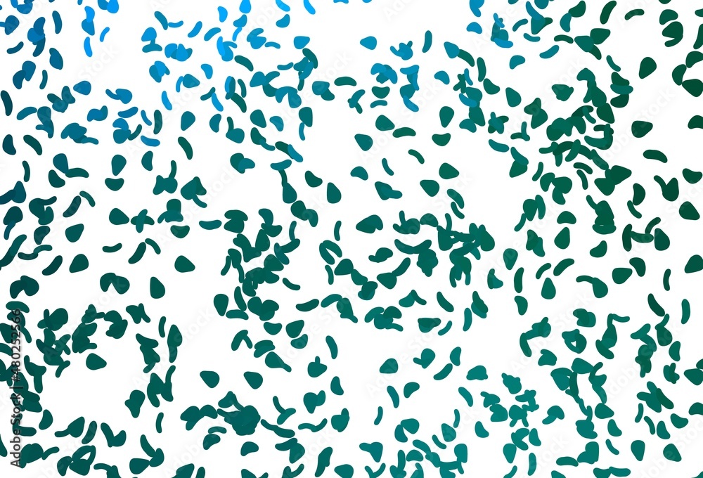 Light Blue, Green vector texture with random forms. Light Blue, Green vector texture with random forms.