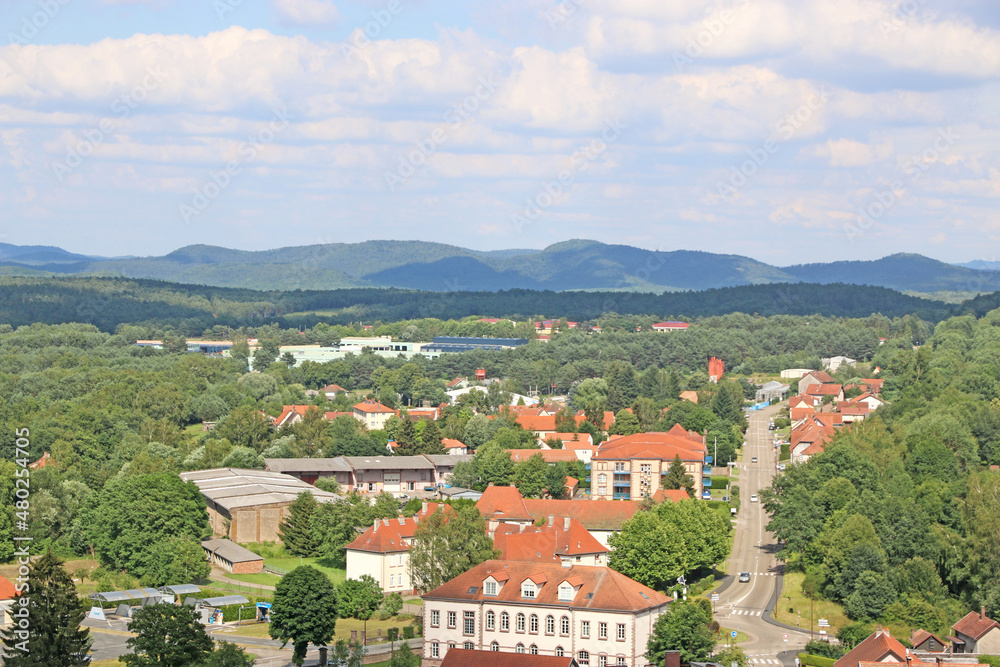 Obraz premium Town in the north of France