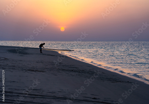  Sun is rising - Qatar.